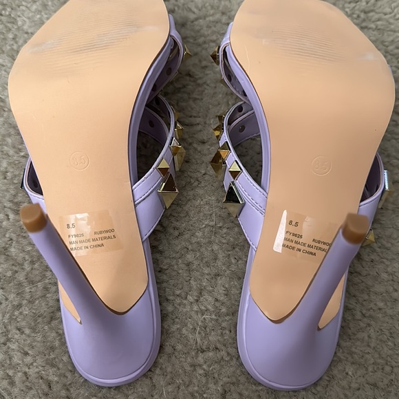 Cape Robbin Rubywoo Vegan Leather Heels 8.5 - Picture 3 of 4